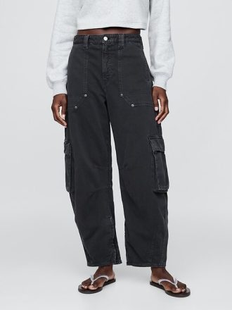 Cargohose mit mittelhohem Bund