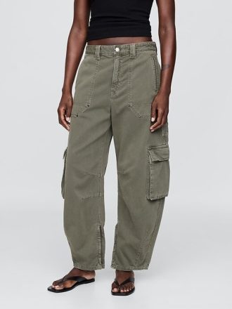 Cargohose mit mittelhohem Bund