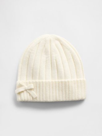 CashSoft Beanie mit Schleife für Kinder
