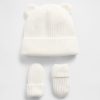 CashSoft Bear Beanie- und Fäustlingsset für Babys und Kleinkinder CashSoft Bear Beanie- und Fäustlingsset für Babys und Kleinkinder