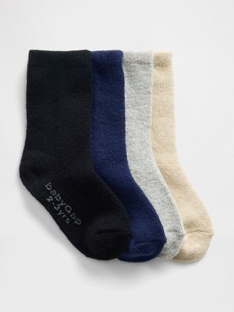 CashSoft Crew-Socken für Babys und Kleinkinder (4er-Pack)