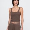 CashSoft – Kurzes Pyjama-Tanktop mit Waffelmuster CashSoft – Kurzes Pyjama-Tanktop mit Waffelmuster