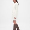 CashSoft Mini-Pulloverkleid mit Zopfmuster