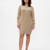CashSoft Mini-Pulloverkleid mit Zopfmuster CashSoft Mini-Pulloverkleid mit Zopfmuster