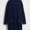 CashSoft Mini-Pulloverkleid mit Zopfmuster CashSoft Mini-Pulloverkleid mit Zopfmuster