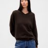 CashSoft Oversize-Pullover mit V-Ausschnitt
