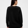 CashSoft Oversize-Pullover mit V-Ausschnitt
