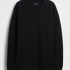 CashSoft Oversize-Pullover mit V-Ausschnitt