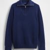 CashSoft Pullover mit Viertelreißverschluss CashSoft Pullover mit Viertelreißverschluss