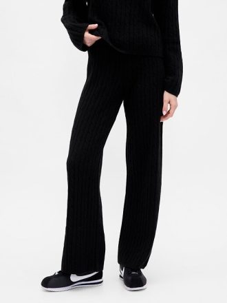 CashSoft Pulloverhose mit Zopfmuster