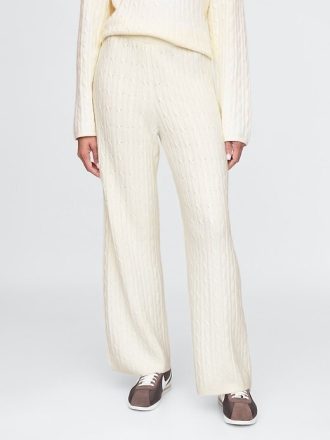 CashSoft Pulloverhose mit Zopfmuster