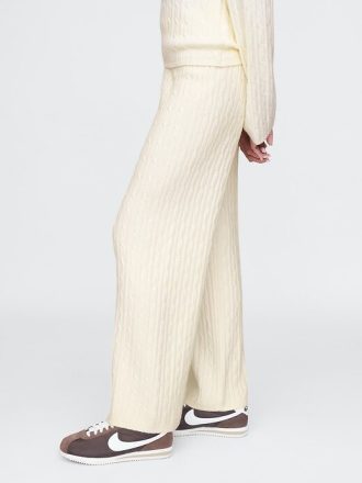 CashSoft Pulloverhose mit Zopfmuster