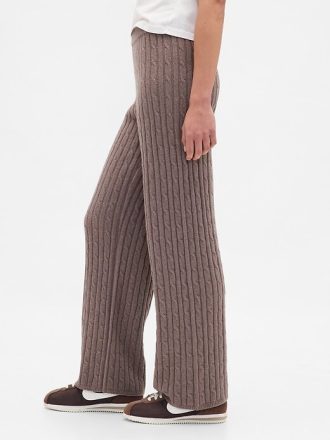 CashSoft Pulloverhose mit Zopfmuster