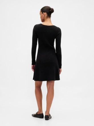 CashSoft Rib Mini-Strickkleid