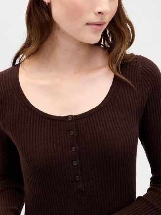 CashSoft Rib Mini-Strickkleid