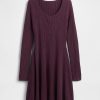 CashSoft Rib Mini-Strickkleid