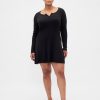 CashSoft Rib Mini-Strickkleid