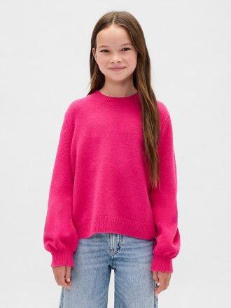 CashSoft Rundhalspullover für Kinder