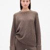 CashSoft Shaker-Stitch Boyfriend-Pullover CashSoft Shaker-Stitch Boyfriend-Pullover