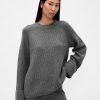 CashSoft Shaker-Stitch Boyfriend-Pullover CashSoft Shaker-Stitch Boyfriend-Pullover