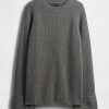 CashSoft Shaker-Stitch Boyfriend-Pullover CashSoft Shaker-Stitch Boyfriend-Pullover