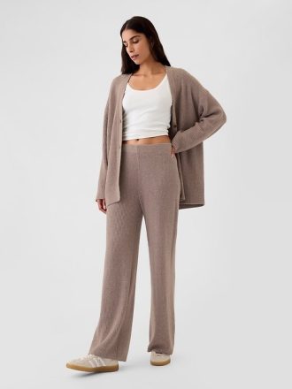 CashSoft Shaker-Stitch-Pulloverhose
