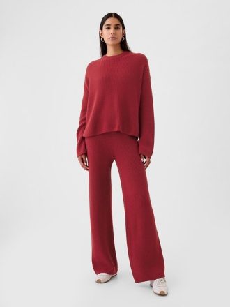 CashSoft Shaker-Stitch-Pulloverhose