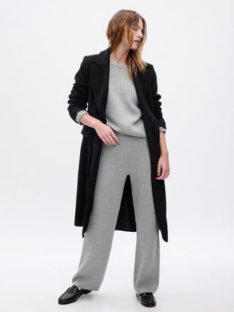 CashSoft Shaker-Stitch-Pulloverhose