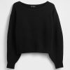 CashSoft Stretch-Kurzpullover mit Laternenärmeln CashSoft Stretch-Kurzpullover mit Laternenärmeln