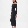 CashSoft Stretch Off-Shoulder Midi-Pulloverkleid CashSoft Stretch Off-Shoulder Midi-Pulloverkleid