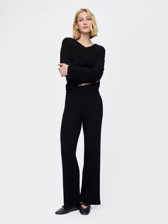 CashSoft Sweathose mit weitem Rippenmuster