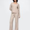 CashSoft Sweathose mit weitem Rippenmuster CashSoft Sweathose mit weitem Rippenmuster