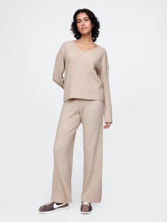 CashSoft Sweathose mit weitem Rippenmuster