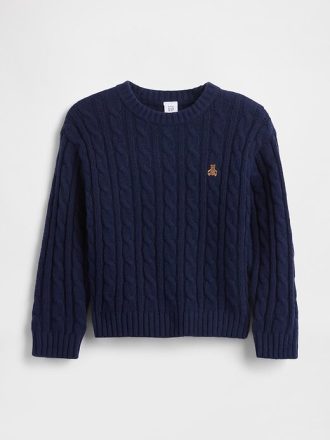 CashSoft Zopfmusterpullover für Babys und Kleinkinder