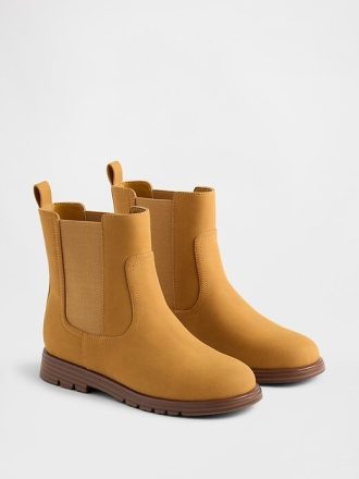 Chelsea-Stiefel aus veganem Leder für Kinder