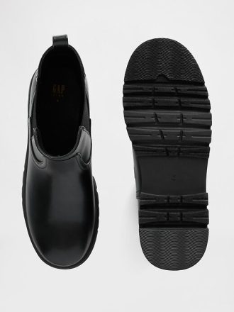 Chelsea-Stiefel aus veganem Leder für Kinder