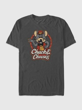 Chuck E. Cheese Retro-Logo Grafik T-Shirt