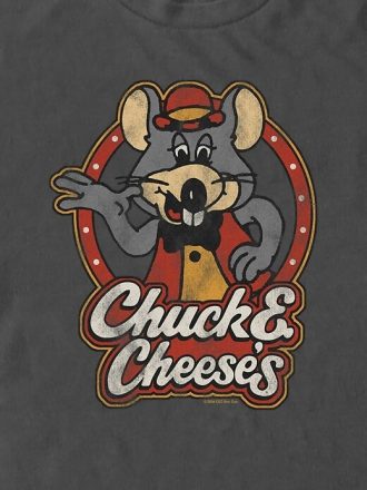 Chuck E. Cheese Retro-Logo Grafik T-Shirt