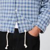 Coaches-Jacke aus Denim mit Karomuster Coaches-Jacke aus Denim mit Karomuster