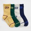 Crew-Socken mit Logo für Babys und Kleinkinder (4er-Pack) Crew-Socken mit Logo für Babys und Kleinkinder (4er-Pack)