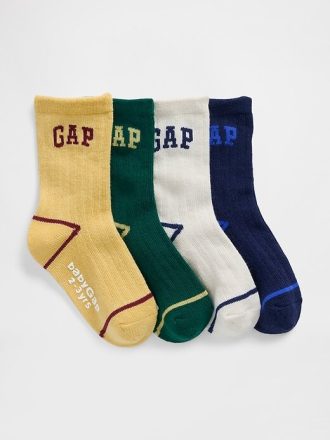 Crew-Socken mit Logo für Babys und Kleinkinder (4er-Pack)