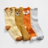 Crew-Socken mit Tiermotiv für Babys und Kleinkinder (4er-Pack) Crew-Socken mit Tiermotiv für Babys und Kleinkinder (4er-Pack)