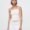 Crop-Tanktop mit Rippenpullover Crop-Tanktop mit Rippenpullover