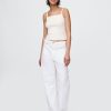 Crop-Tanktop mit Rippenpullover Crop-Tanktop mit Rippenpullover