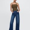 Crop-Tanktop mit Rippenpullover Crop-Tanktop mit Rippenpullover