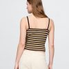 Crop-Tanktop mit Rippenpullover Crop-Tanktop mit Rippenpullover