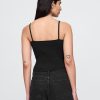 Crop-Tanktop mit Rippenpullover Crop-Tanktop mit Rippenpullover