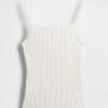 Crop-Tanktop mit Rippenpullover Crop-Tanktop mit Rippenpullover