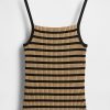Crop-Tanktop mit Rippenpullover Crop-Tanktop mit Rippenpullover