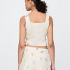Crop Top aus Leinenmischung Crop Top aus Leinenmischung